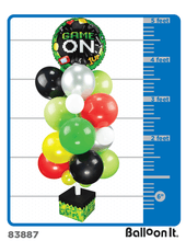 Load image into Gallery viewer, Game On Balloon It Bunch. All-in-one Complete DIY Kit (1) - Balloon It
