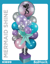 Load image into Gallery viewer, Mermaid Shine Balloon It Bunch. All-in-one complete DIY Kit (1) - Balloon It
