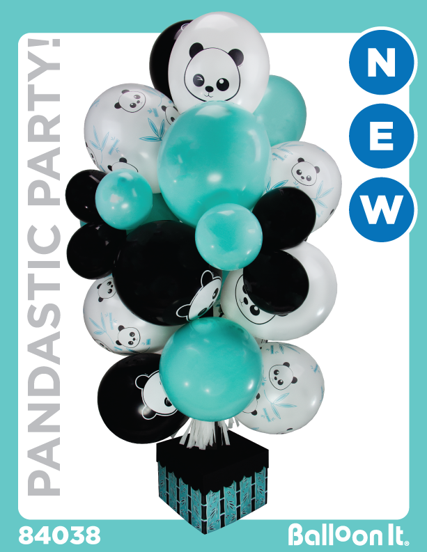 Pandastic Party! Balloon It Bunch. All-In-One Complete Kit