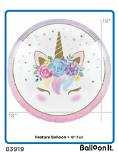 Load image into Gallery viewer, Unicorn Baby theme works for Birthday parties and baby showers
