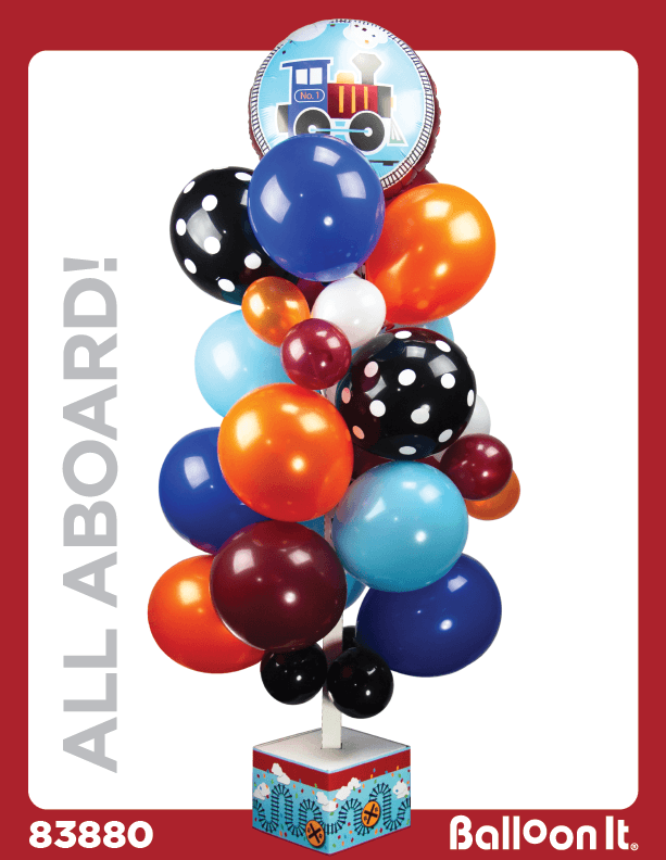 All Aboard Balloon It Bunch. All-in-one complete DIY Kit (1) - Balloon It