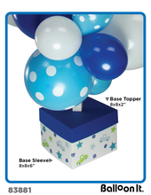 Load image into Gallery viewer, Blue Doodles First Birthday Balloon It Bunch. All-in-one complete DIY Kit (1) - Balloon It
