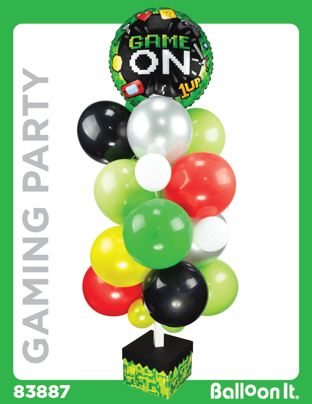 Game On Balloon It Bunch. All-in-one Complete DIY Kit (1) - Balloon It