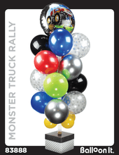 Load image into Gallery viewer, Monster Truck Rally Balloon It Bunch. All-in-one complete DIY Kit (1) - Balloon It
