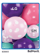 Load image into Gallery viewer, One Is Fun, Pink Balloon It Bunch. All-in-one complete DIY Kit (1) - Balloon It

