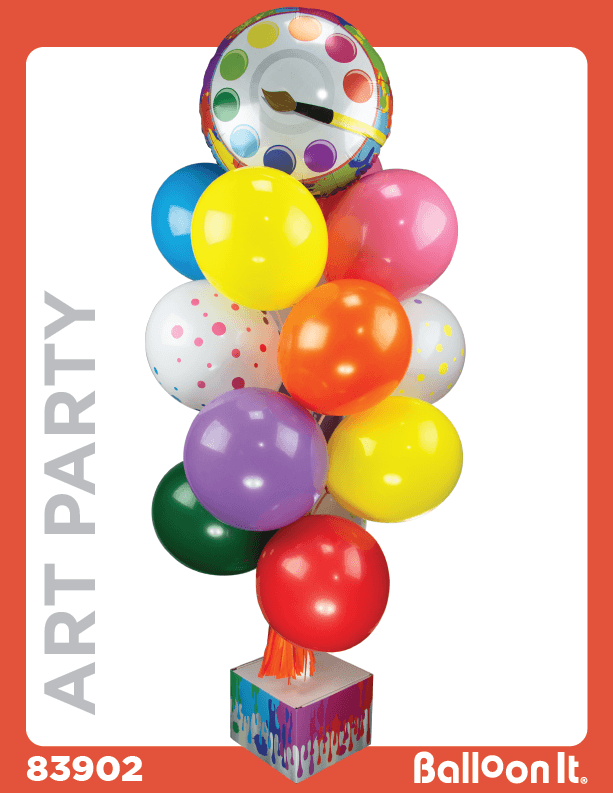 Art Party Balloon It Bunch. All-in-one Complete DIY Kit (1) - Balloon It