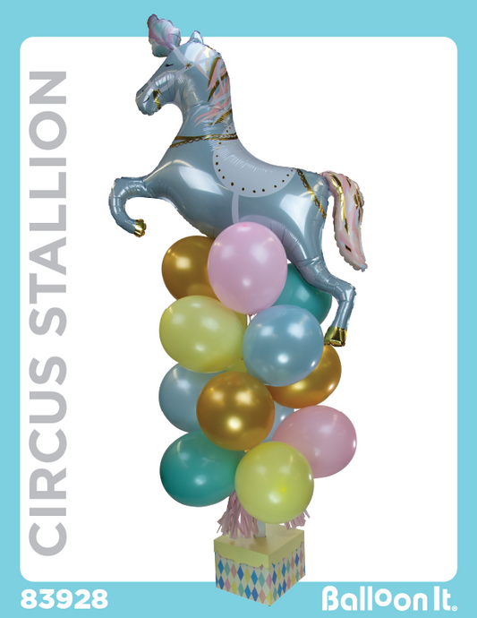 Circus Stallion Balloon It Bunch. All-in-one complete DIY Kit (1) - Balloon It