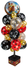 Load image into Gallery viewer, Balloon It Bunches complete kits include latex balloons and themed decoration accents.
